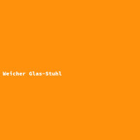 Weicher Glas-Stuhl