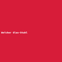 Weicher Glas-Stuhl