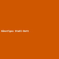 Günstiges Stahl-Bett
