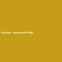 Kleiner Kunststoff-Hut