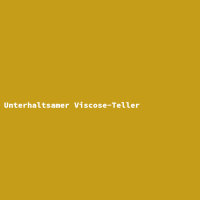 Unterhaltsamer Viscose-Teller