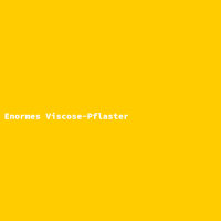 Enormes Viscose-Pflaster