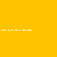 Rustikale Eisen-Rutsche