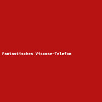 Fantastisches Viscose-Telefon