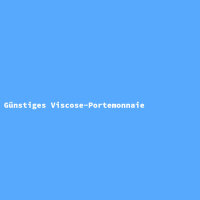 Günstiges Viscose-Portemonnaie
